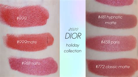 ROUGE DIOR 772 CLASSIC MATTE & 481 HYPNOTIC MATTE